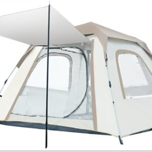 4/5/6person Outdoor Camping Tent, Large D-Door Automatic Tent, Easy to Set up Tent, Waterproof, Spacious, Lightweight and Portable Tent, Suitable for Outdoor Hiking Trips