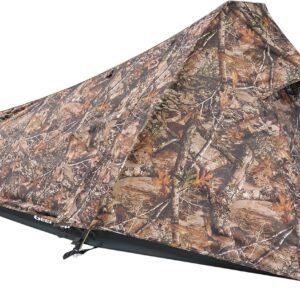 Ultralight Bivy Tent for 1 Person 3 Season Waterproof Single Person Backpacking Tent for Camping Hiking Backpack Travel Outdoor Survival Gear