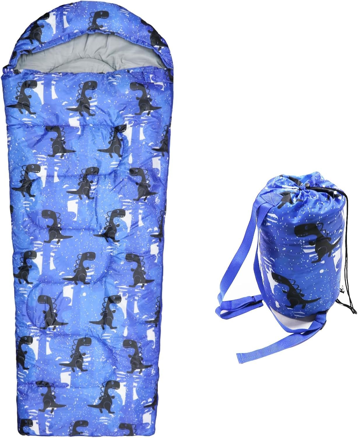 Kids Sleeping Bags - Camping Sleeping Bags with Carry Bag - Compact Sleeping Bag for Hiking, Backpacking 3 Season Warm & Cool Weather, Lightweight Waterproof Outdoor Travel for Boys Girls